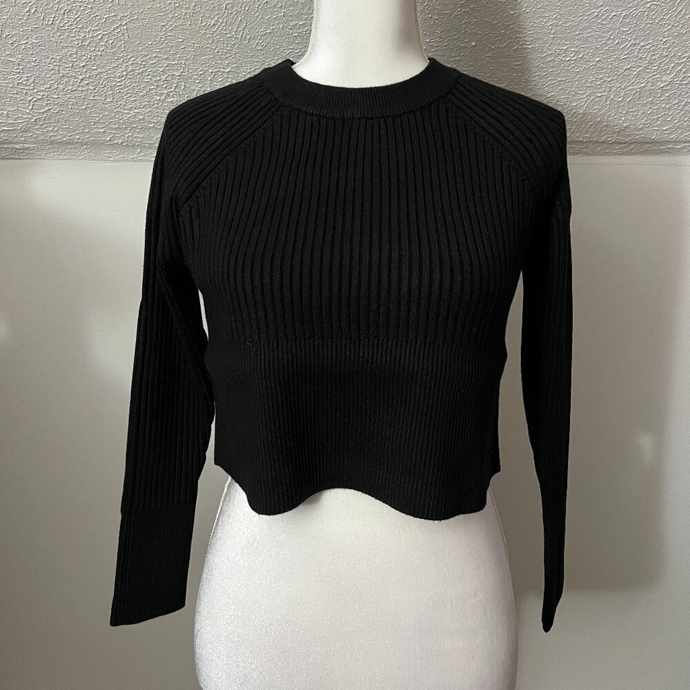 NWT Olivaceous Black Knit Top